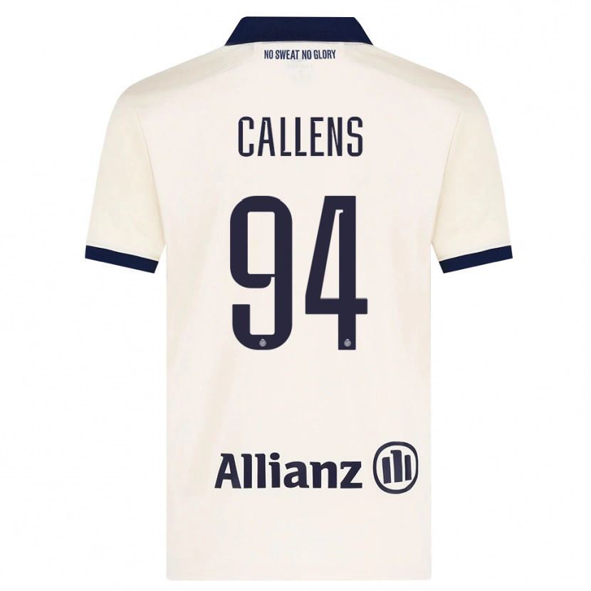 Danxen Kid Emiel Callens #94 Beige Black Away Jersey 2026/27 T-Shirt
