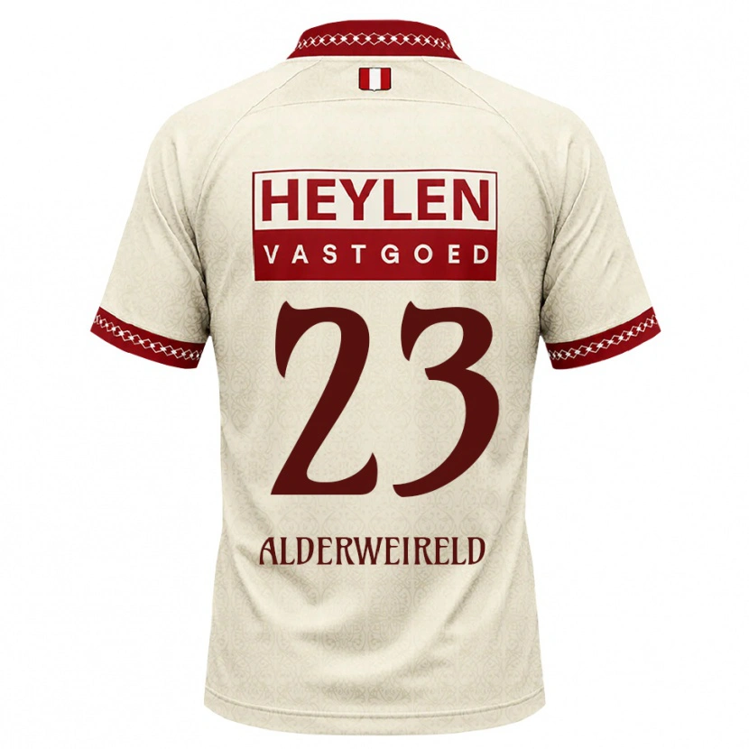 Danxen Kid Toby Alderweireld #23 Beige Red Away Jersey 2026/27 T-Shirt