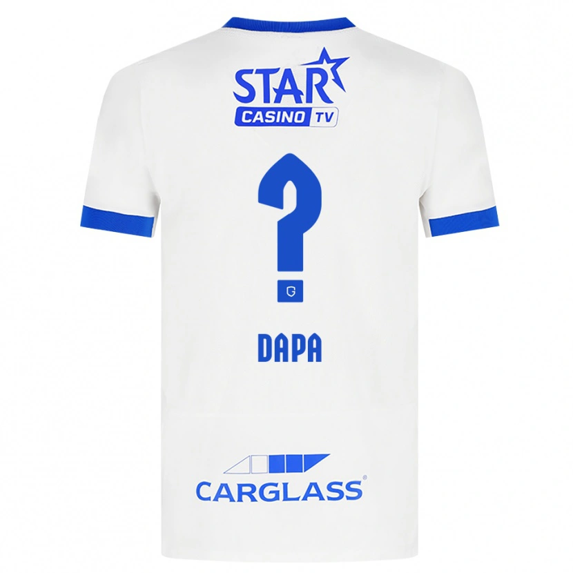 Danxen Kid Melvyn Dapa #0 White Blue Away Jersey 2026/27 T-Shirt