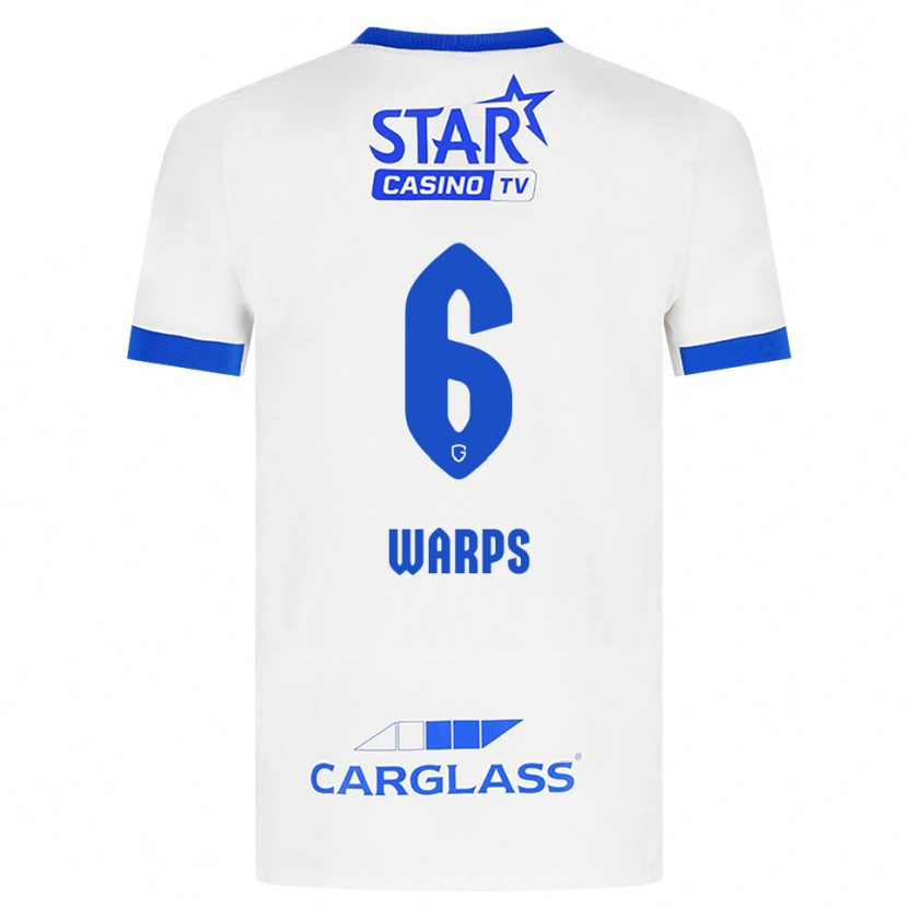 Danxen Kid Isa Warps #6 White Blue Away Jersey 2026/27 T-Shirt
