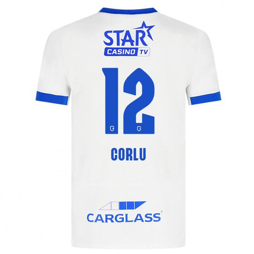 Danxen Kid Ronas Corlu #12 White Blue Away Jersey 2026/27 T-Shirt