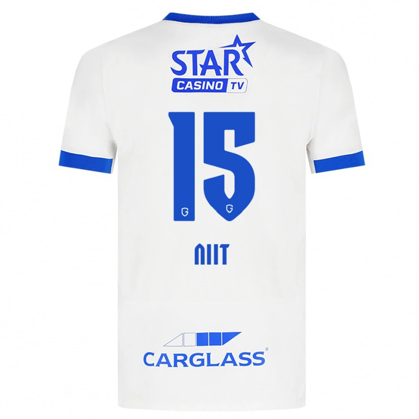 Danxen Kid Eva-Maria Niit #15 White Blue Away Jersey 2026/27 T-Shirt