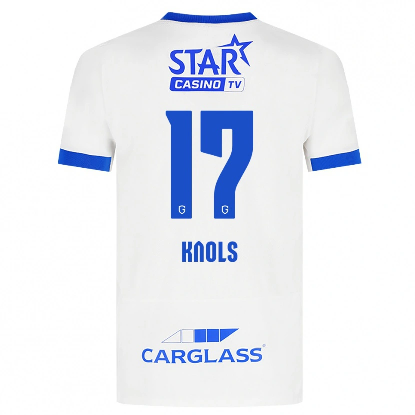 Danxen Kid Myrthe Knols #17 White Blue Away Jersey 2026/27 T-Shirt