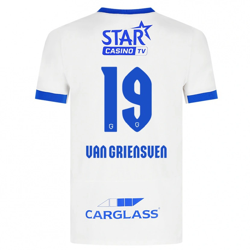 Danxen Kid Evy Van Griensven #19 White Blue Away Jersey 2026/27 T-Shirt