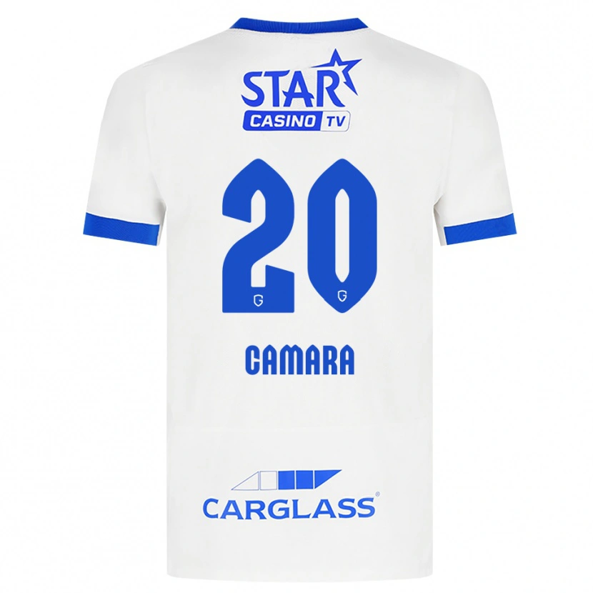 Danxen Kid Ali Camara #20 White Blue Away Jersey 2026/27 T-Shirt