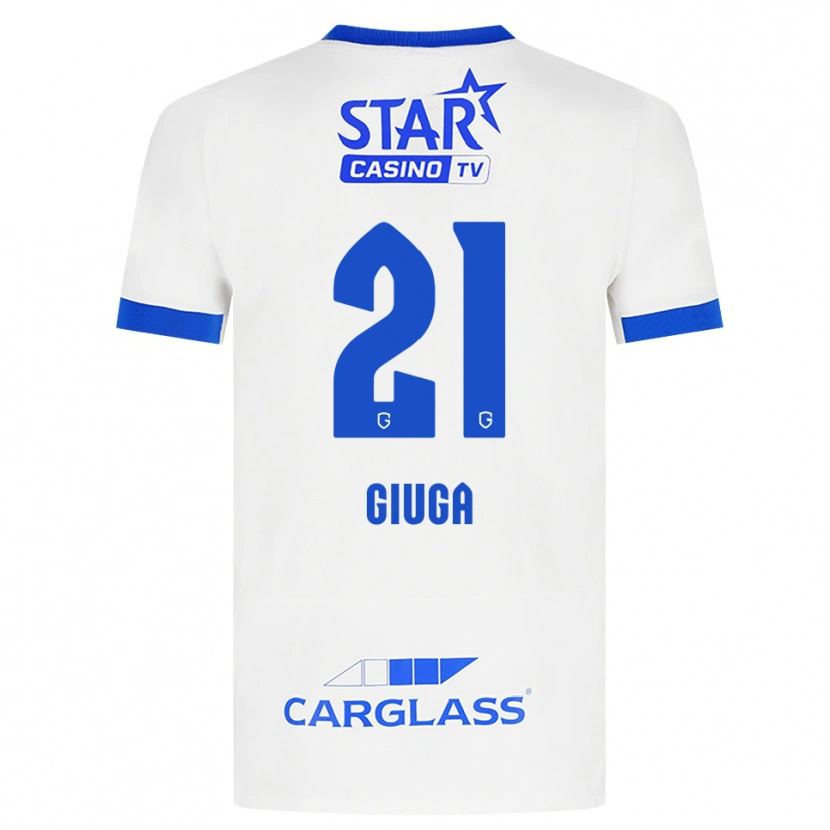 Danxen Kid Anissa Giuga #21 White Blue Away Jersey 2026/27 T-Shirt