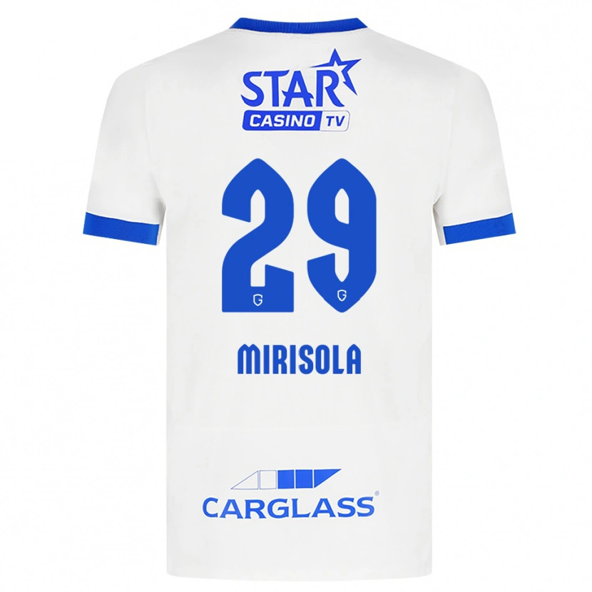 Danxen Kid Robin Mirisola #29 White Blue Away Jersey 2026/27 T-Shirt