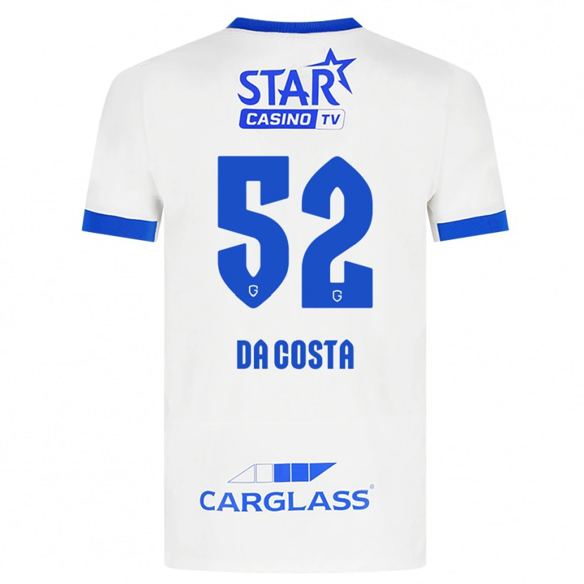 Danxen Kid Wilson Da Costa #52 White Blue Away Jersey 2026/27 T-Shirt