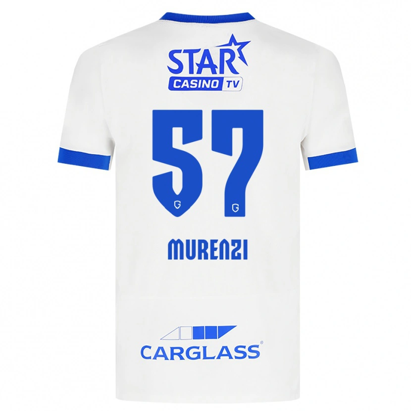 Danxen Kid Aaron Murenzi #57 White Blue Away Jersey 2026/27 T-Shirt