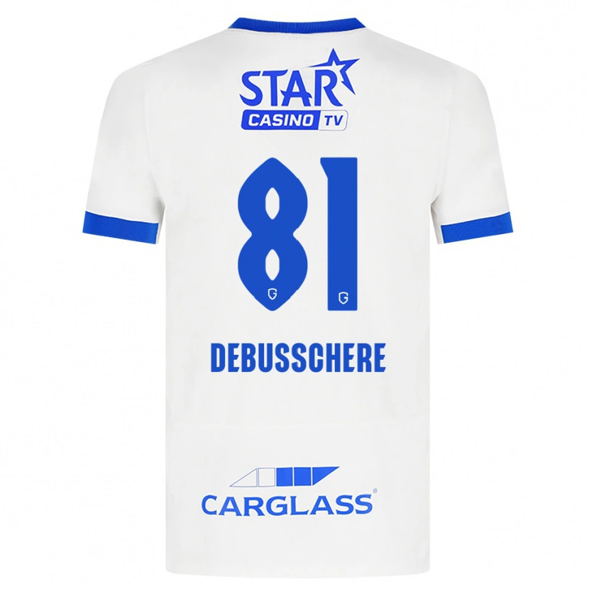 Danxen Kid Vic Debusschere #81 White Blue Away Jersey 2026/27 T-Shirt