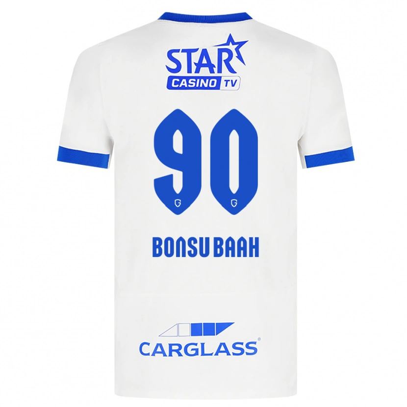 Danxen Kid Christopher Bonsu Baah #90 White Blue Away Jersey 2026/27 T-Shirt