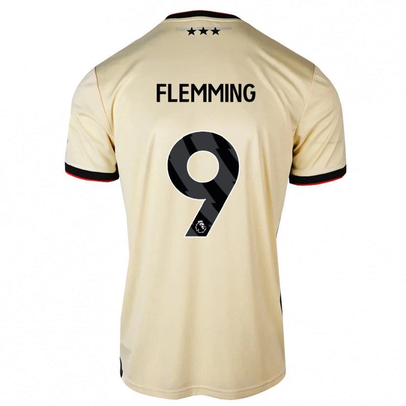 Danxen Kid Zian Flemming #9 Lemonchiffon Black Red Away Jersey 2026/27 T-Shirt