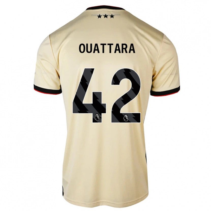 Danxen Kid Abdoul Ouattara #42 Lemonchiffon Black Red Away Jersey 2026/27 T-Shirt