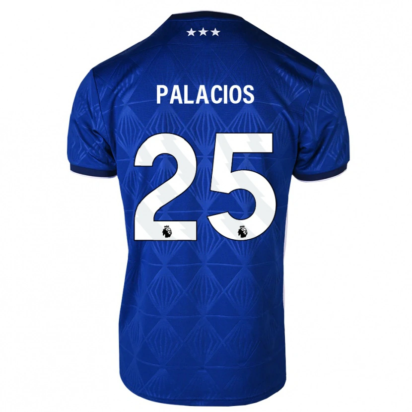 Danxen Kid Exequiel Palacios #25 Mediumblue White Red Home Jersey 2026/27 T-Shirt