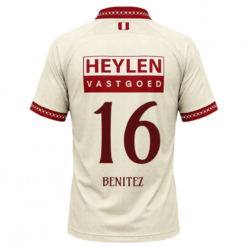 Danxen Men Mauricio Benítez #16 Beige Red Away Jersey 2026/27 T-Shirt