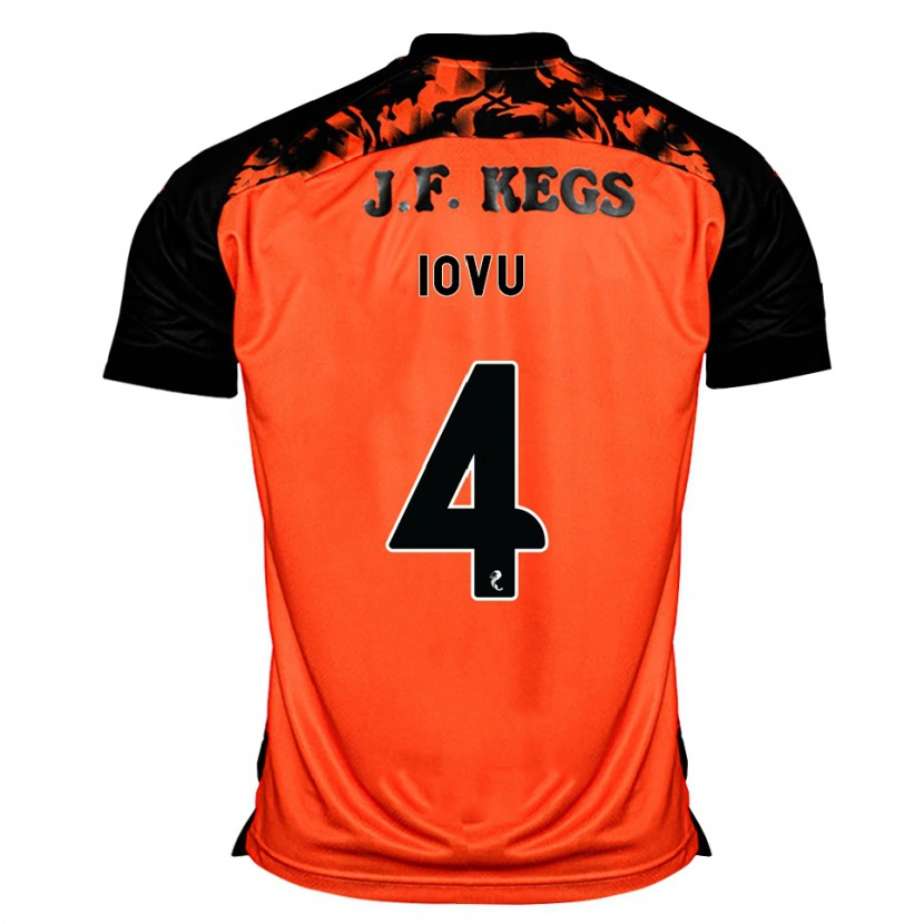 Danxen Men Iurie Iovu #4 Orange Black White Home Jersey 2026/27 T-Shirt