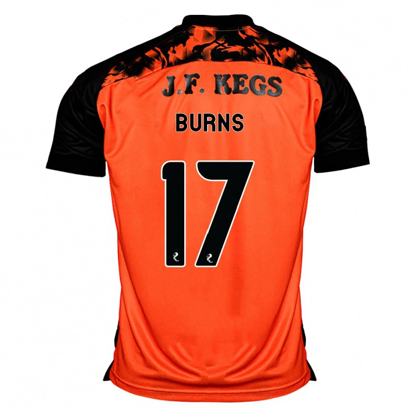 Danxen Men Megan Burns #17 Orange Black White Home Jersey 2026/27 T-Shirt
