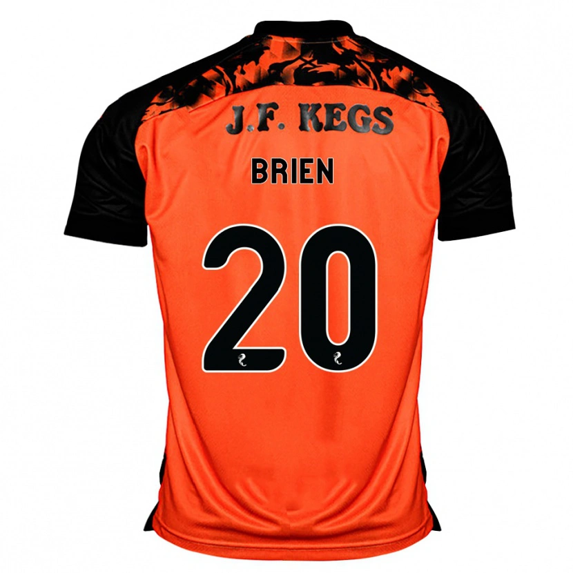 Danxen Men Freya Brien #20 Orange Black White Home Jersey 2026/27 T-Shirt