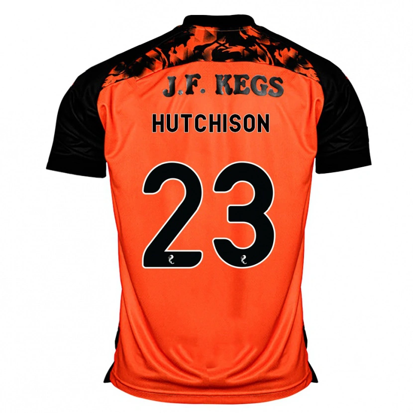 Danxen Men Daisy Hutchison #23 Orange Black White Home Jersey 2026/27 T-Shirt