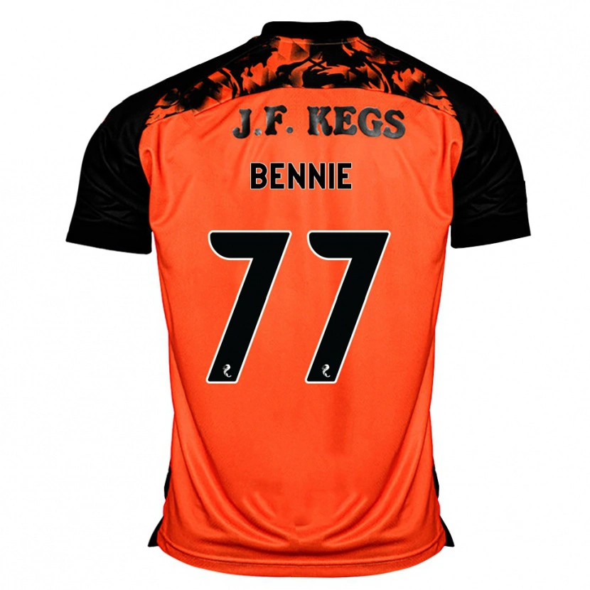 Danxen Men Daniel Bennie #77 Orange Black White Home Jersey 2026/27 T-Shirt