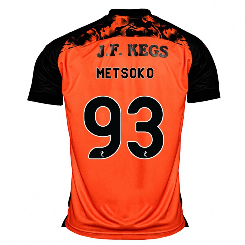 Danxen Men Idjessi Metsoko #93 Orange Black White Home Jersey 2026/27 T-Shirt