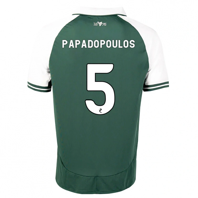 Danxen Men Stacey Papadopoulos #5 Seagreen White Home Jersey 2026/27 T-Shirt