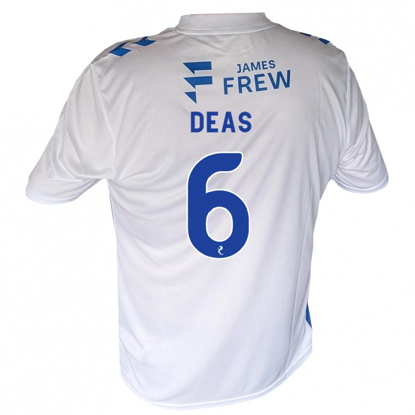 Danxen Men Robbie Deas #6 Royalblue White Home Jersey 2026/27 T-Shirt