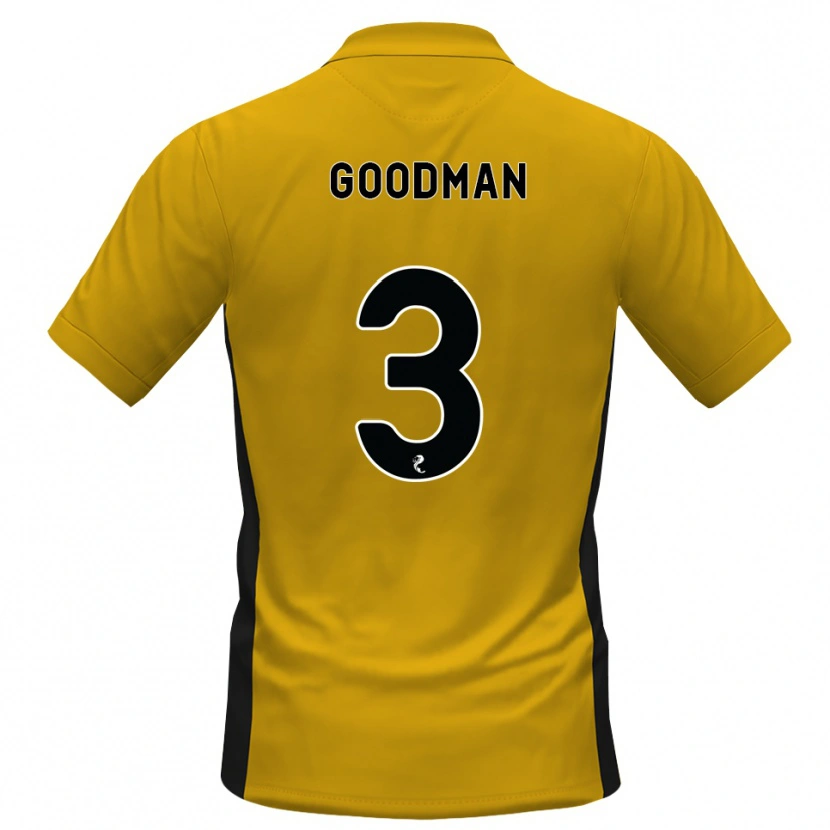Danxen Men Mya Goodman #3 Orange Black Home Jersey 2026/27 T-Shirt