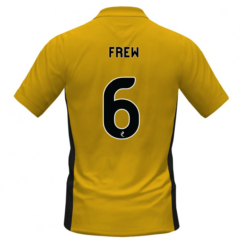 Danxen Men Natasha Frew #6 Orange Black Home Jersey 2026/27 T-Shirt