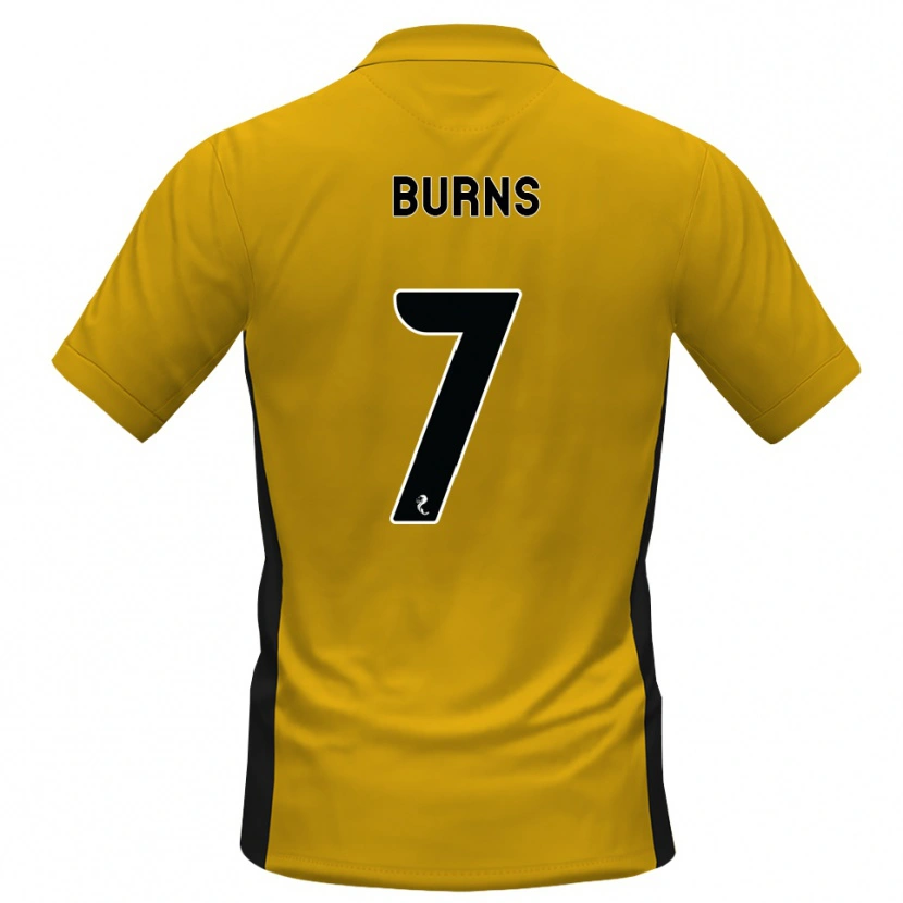 Danxen Men Erin Burns #7 Orange Black Home Jersey 2026/27 T-Shirt