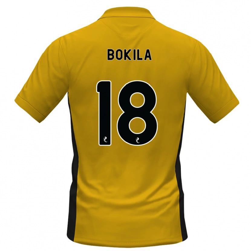 Danxen Men Jeremy Bokila #18 Orange Black Home Jersey 2026/27 T-Shirt