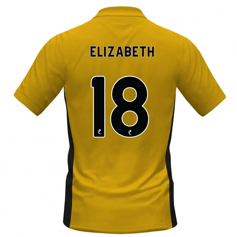 Danxen Men Ashley Elizabeth #18 Orange Black Home Jersey 2026/27 T-Shirt