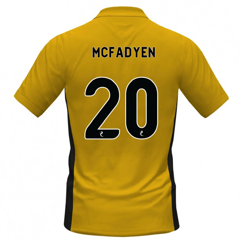 Danxen Men Emma Mcfadyen #20 Orange Black Home Jersey 2026/27 T-Shirt
