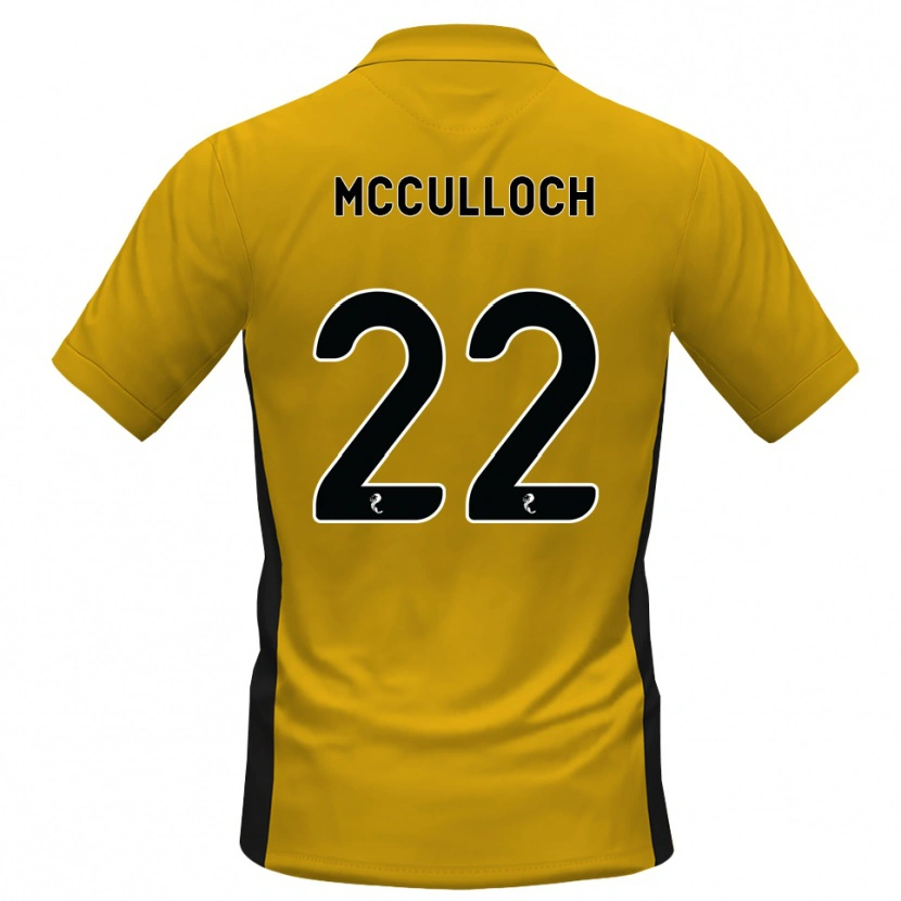 Danxen Men Seren Mcculloch #22 Orange Black Home Jersey 2026/27 T-Shirt