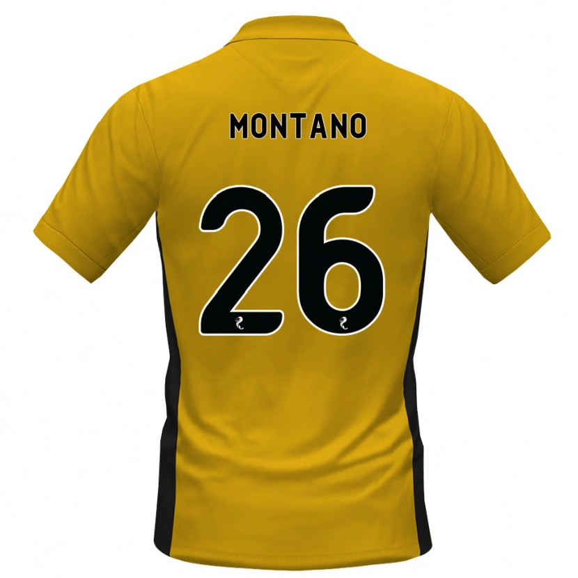 Danxen Men Cristian Montano #26 Orange Black Home Jersey 2026/27 T-Shirt