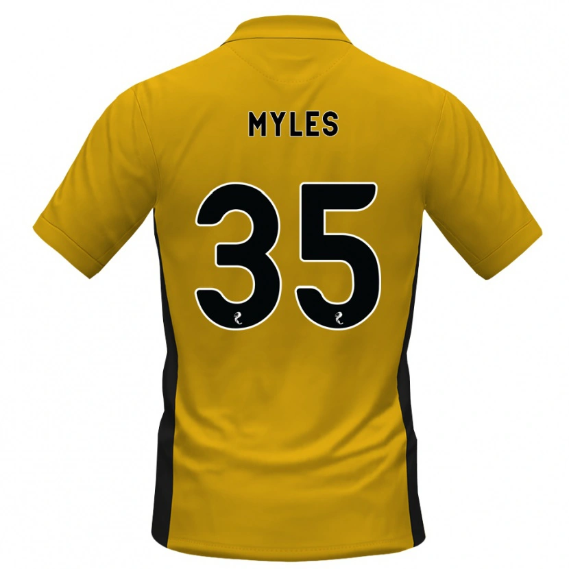 Danxen Men Evan Myles #35 Orange Black Home Jersey 2026/27 T-Shirt