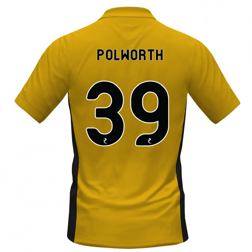 Danxen Men Liam Polworth #39 Orange Black Home Jersey 2026/27 T-Shirt