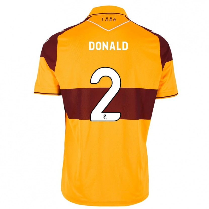 Danxen Men Eve Donald #2 Maroon Orange Home Jersey 2026/27 T-Shirt