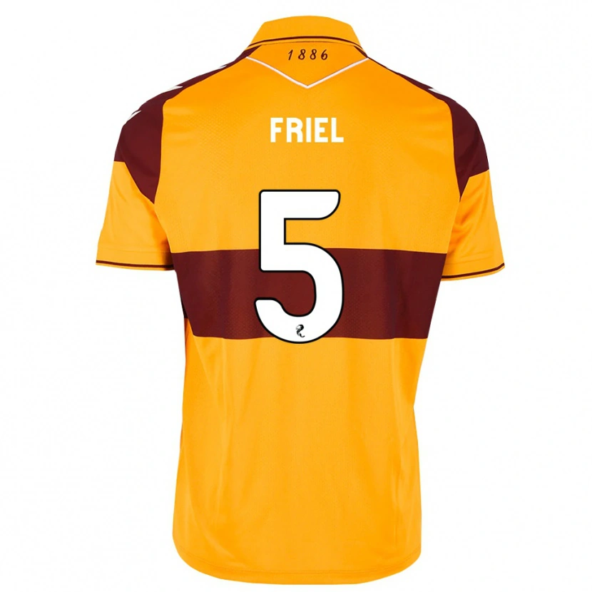 Danxen Men Jon-Joe Friel #5 Maroon Orange Home Jersey 2026/27 T-Shirt