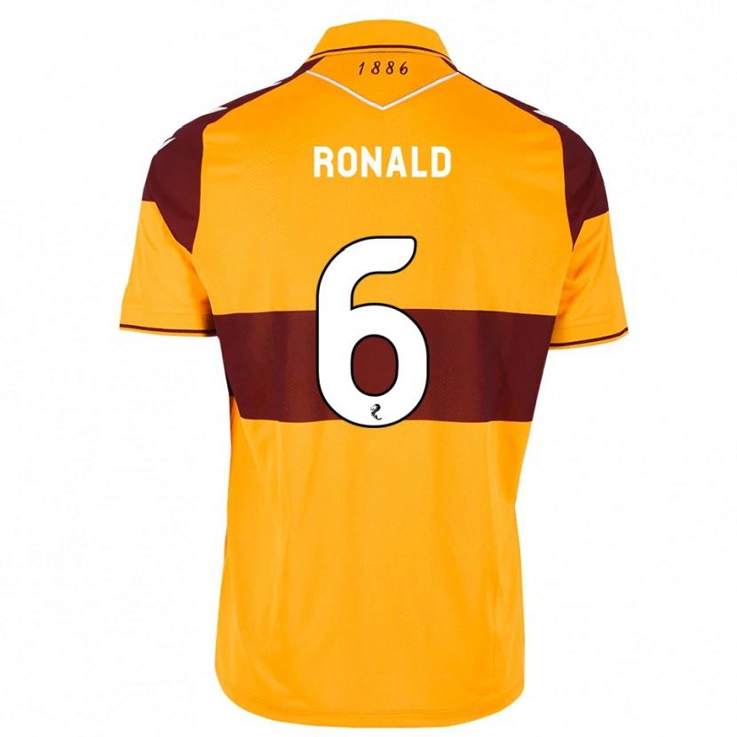 Danxen Men Lucy Ronald #6 Maroon Orange Home Jersey 2026/27 T-Shirt