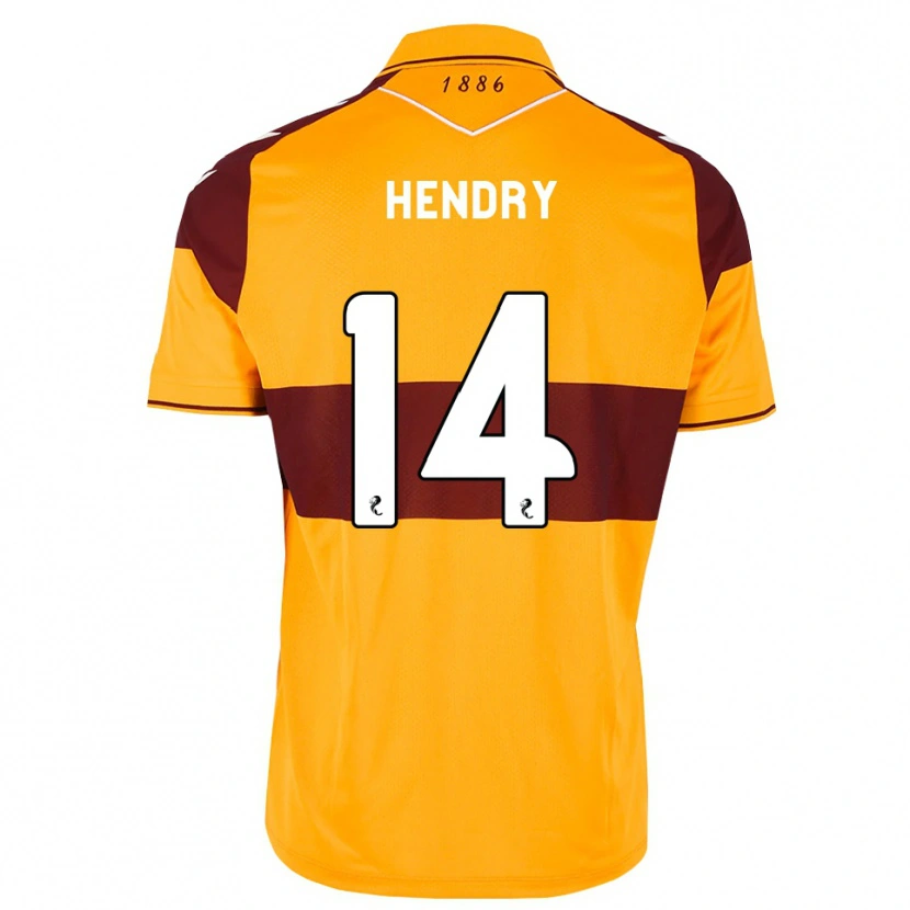 Danxen Men Callum Hendry #14 Maroon Orange Home Jersey 2026/27 T-Shirt