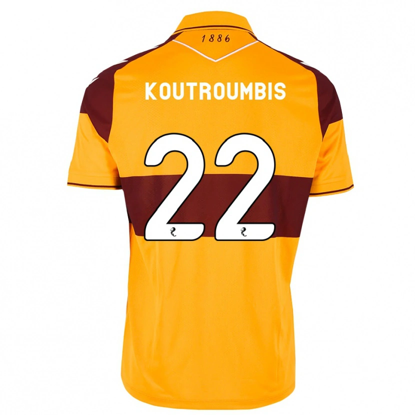 Danxen Men John Koutroumbis #22 Maroon Orange Home Jersey 2026/27 T-Shirt