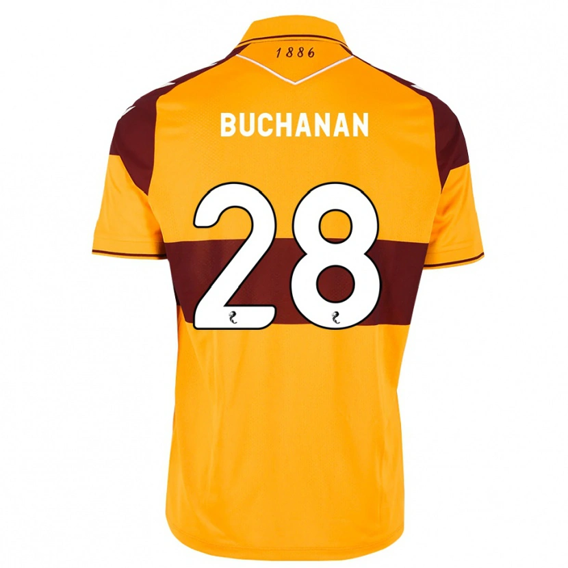 Danxen Men Aaron Buchanan #28 Maroon Orange Home Jersey 2026/27 T-Shirt