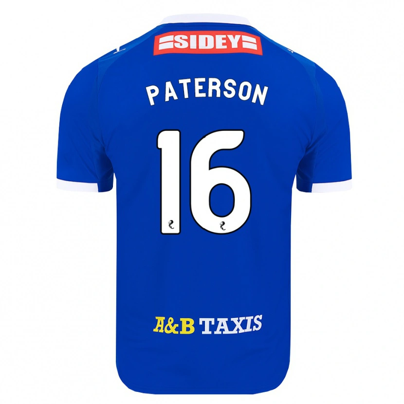Danxen Men Megan Paterson #16 Blue Red Yellow Home Jersey 2026/27 T-Shirt