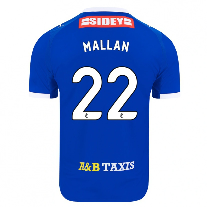 Danxen Men Stevie Mallan #22 Blue Red Yellow Home Jersey 2026/27 T-Shirt
