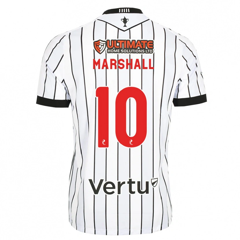 Danxen Men Lewis Marshall #10 White Black Red Home Jersey 2026/27 T-Shirt