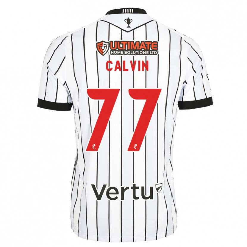 Danxen Men Jalmaro Calvin #77 White Black Red Home Jersey 2026/27 T-Shirt
