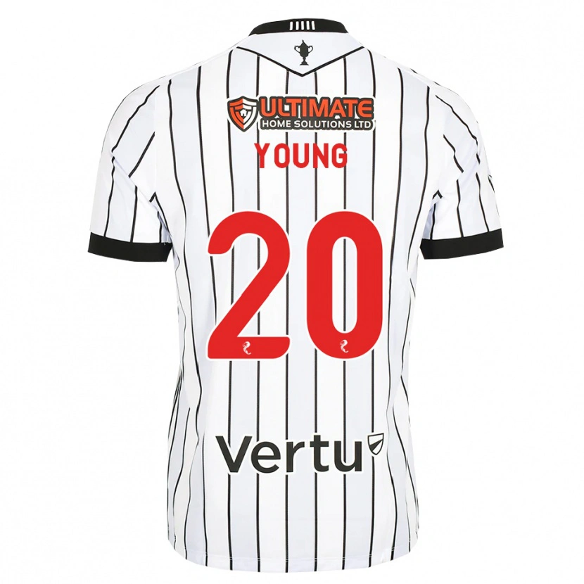 Danxen Men Jake Young #20 White Black Red Home Jersey 2026/27 T-Shirt