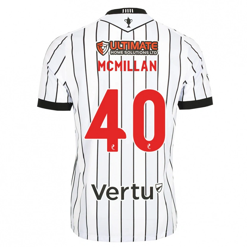 Danxen Men Caiden Mcmillan #40 White Black Red Home Jersey 2026/27 T-Shirt