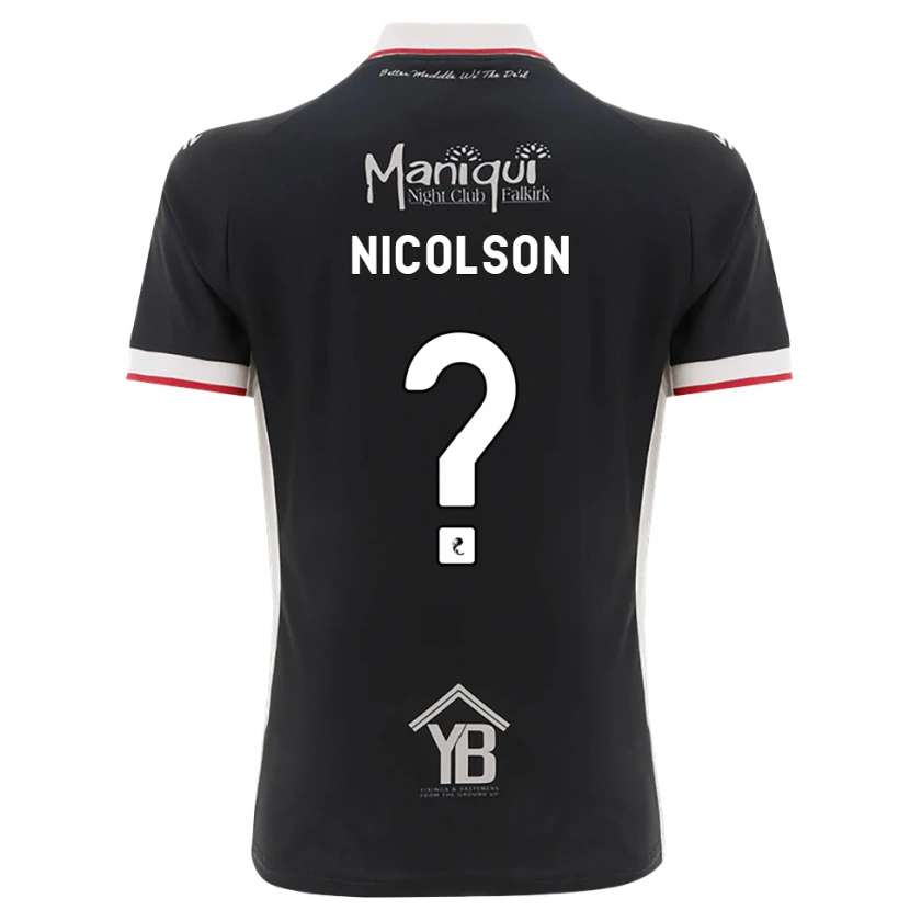 Danxen Men Amanda Nicolson #0 Black White Red Home Jersey 2026/27 T-Shirt